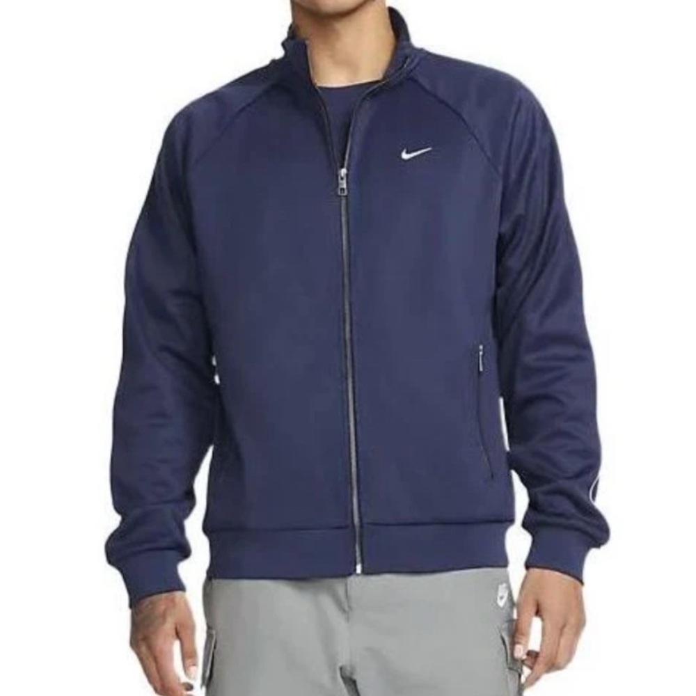 Nike Full zip Navy Track Jacket, lightweight XXL